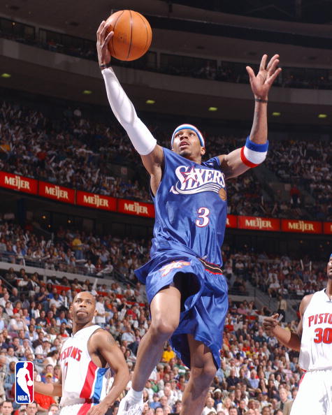 allen iverson sixers jersey.