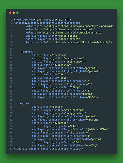 activity_main.xml Kotlin Android Studio