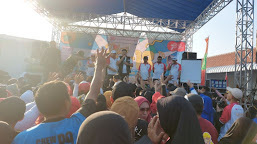 Wabup Sidoarjo melepas Ratusan Warga Kemangsen Jalan Sehat Bersama PT KBM