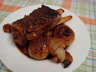 costillas al horno costillar ternera lacado horno