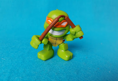 Miniatura de vinil estática do  Tartaruga Ninja  Michelangelo da coleção Bob's  R$ 15,00