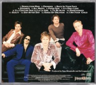 CD Case (back cover): Euphoria / Def Leppard