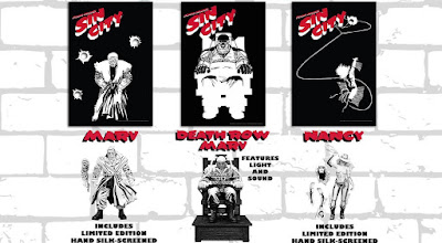 San Diego Comic-Con 2022 Exclusive Sin City The Hard Goodbye Collector’s Capsule 5 Points Action Figures & Screen Prints by Mezco Toyz