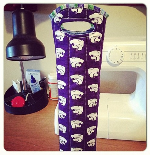 KState Wine Bottle Holder