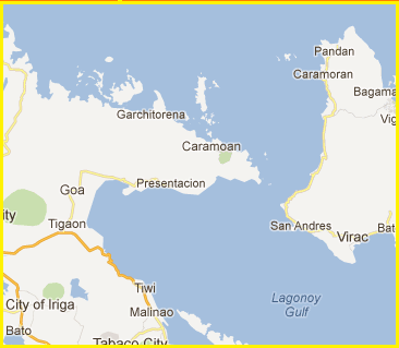 Map of Caramoan