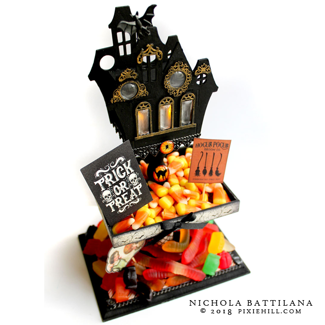 AlphaStamps Spooky Candy Dish - Nichola Battilana