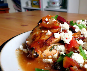 Greek Chicken with Tomatoes & Feta