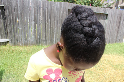 Jumbo Braid with Pin Curl on Natural Hair | Back to School DiscoveringNatural