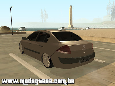 Renault Megane Sedan Edit Fixa para GTA San Andreas