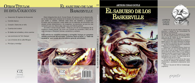 Ilustracion de tapa "El sabueso de los Baskerville"