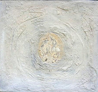 JoDD 2002 TAI 3 (Vunico) - Steinstaub aus Mallorca, Pigmente, Acryl auf Lw. 75x80cm