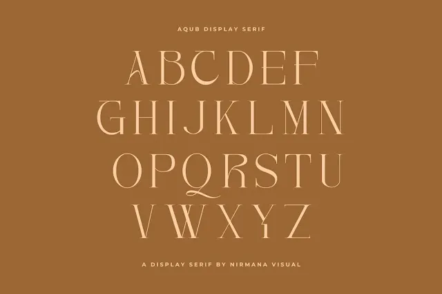 Aqub Serif Font