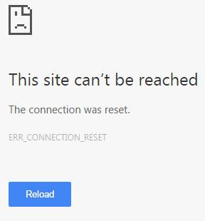 site cant be reached blogger blog 