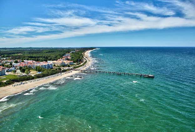 Wide sandy beaches Germany