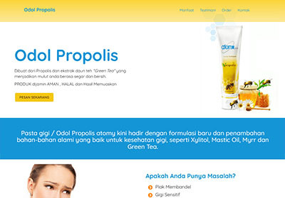 blogspot landing page