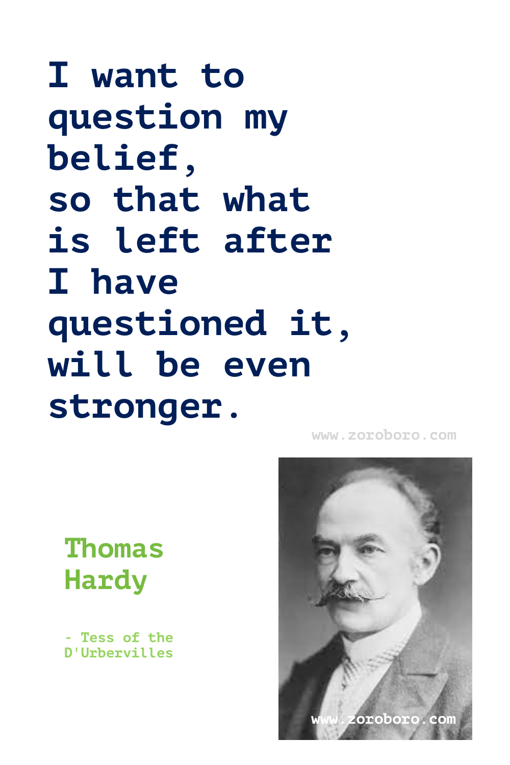 Thomas Hardy Quotes, Thomas Hardy Books Quotes, Thomas Hardy Poems, Thomas Hardy Novel Quotes. Thomas Hardy Quotes, Far From the Madding Crowd Quotes, Tess of the D'Urbervilles Quotes & Jude the Obscure Quotes.