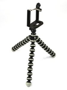 Case Star Gray and Black Octopus Style Portable and adjustable Tripod 