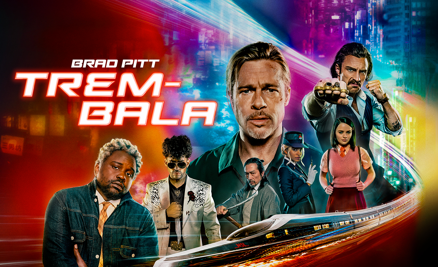 Trem-Bala': Novo filme de Brad Pitt foi influenciado pelas