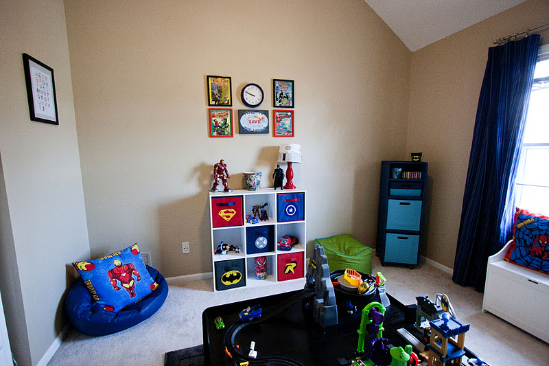 head above water: Super Hero playroom