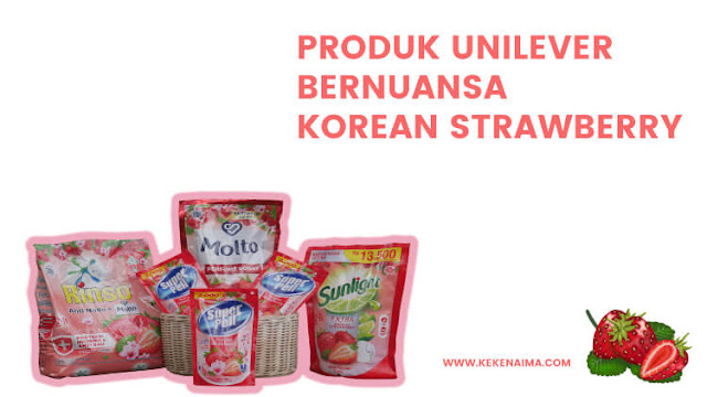 produk unilever bernuansa korean strawberry