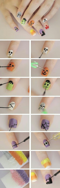 Step by step nail art