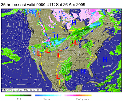 weather map usa. Predicted USA weather map for