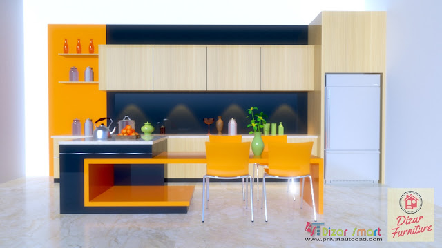 Kitchen set minimalis modern 2018,jasa kitchen set bekasi,Dizar furniture