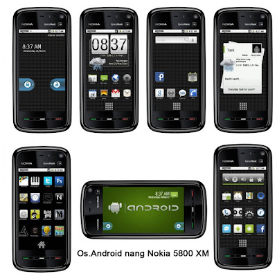 Nokia 5800 tube with Android OS