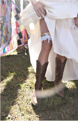Cowboy boots are the perfect addition to any cowgirl or cowboy's wedding 