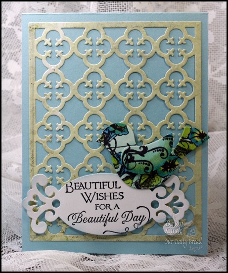 Our Daily Bread designs, Sentiment Collection 2, Morning Glory, Romantic Floral Designs, Quatrefoil Patten