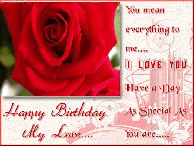 happy birthday boyfriend wishes love red rose