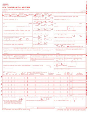 hcfa 1500 claim form. hcfa 1500 claim form.