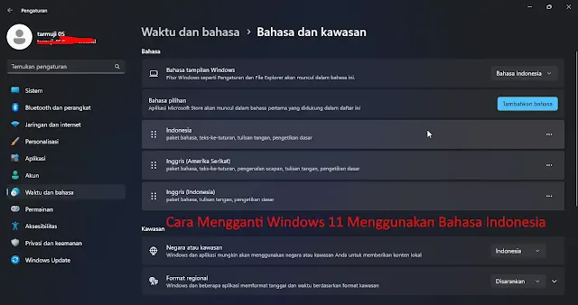 Cara Mengganti Bahasa Windows 11 Menggunakan Bahasa Indonesia