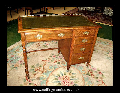 antique oak desk