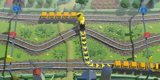 لعبة Train Conductor World | لعبة تنظيم المرور للقطارات الملونة