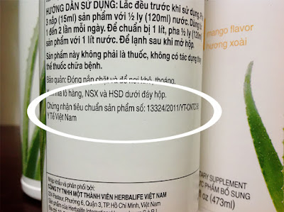 cách sử dụng sản phẩm trà lô hội cô đặc (hương xoài)