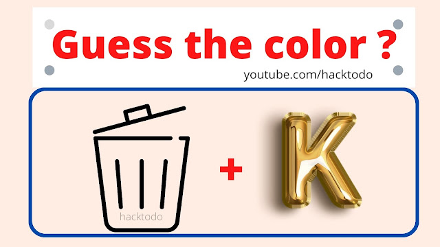 Guess the colour quiz