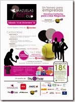 Cartel La Mazuelas Business Pádel Cup será la primera edición de esta innovadora forma de fomentar las relaciones interempresariales 