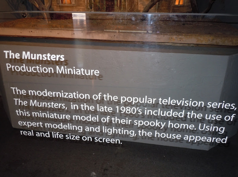 The Munsters production miniature display