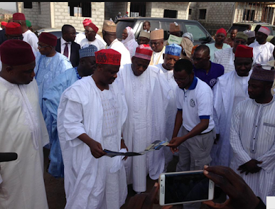 Kwankwaso and entourage