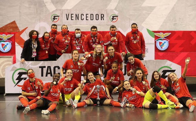 Benfica vencedor da Taça de Portugal 2019/20 em Futsal Feminino