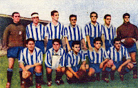 REAL CLUB DEPORTIVO DE LA CORUÑA - La Coruña, España - Temporada 1949-50 - 2º clasificado en la Liga de 1ª Division 1949-50, con Alejandro Scopelli de entrenador