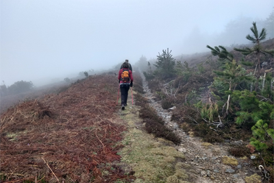 Pista al cruce de Seperkuza