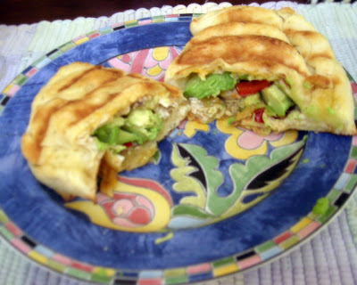 La Gringa's stuffed naan empanadas