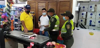 hoyennoticia.com, Policía se tomó al mercado público de Maicao