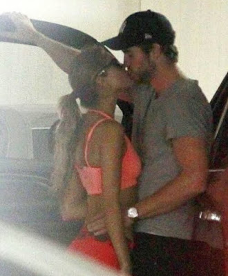 Eiza González with Liam Hemsworth