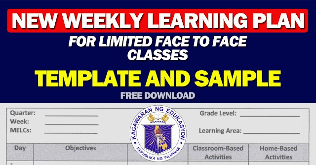 SAMPLE WEEKLY LEARNING PLAN (WLP) - DOWNLOAD