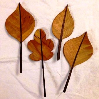 Wow Seni Kerajinan  DAUN dari  KAYU  DIY Wooden Leaf 
