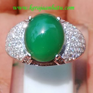 Batu Cincin Chrysoprase Memo