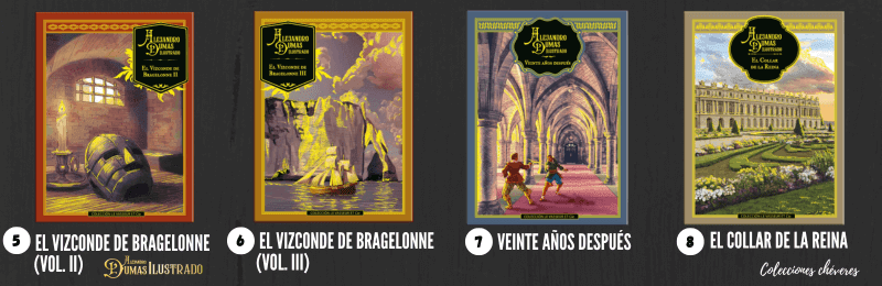 coleccion alejandro dumas ilustrado, el vizconde de bragelonne, veinte años despues, el collar de la reina